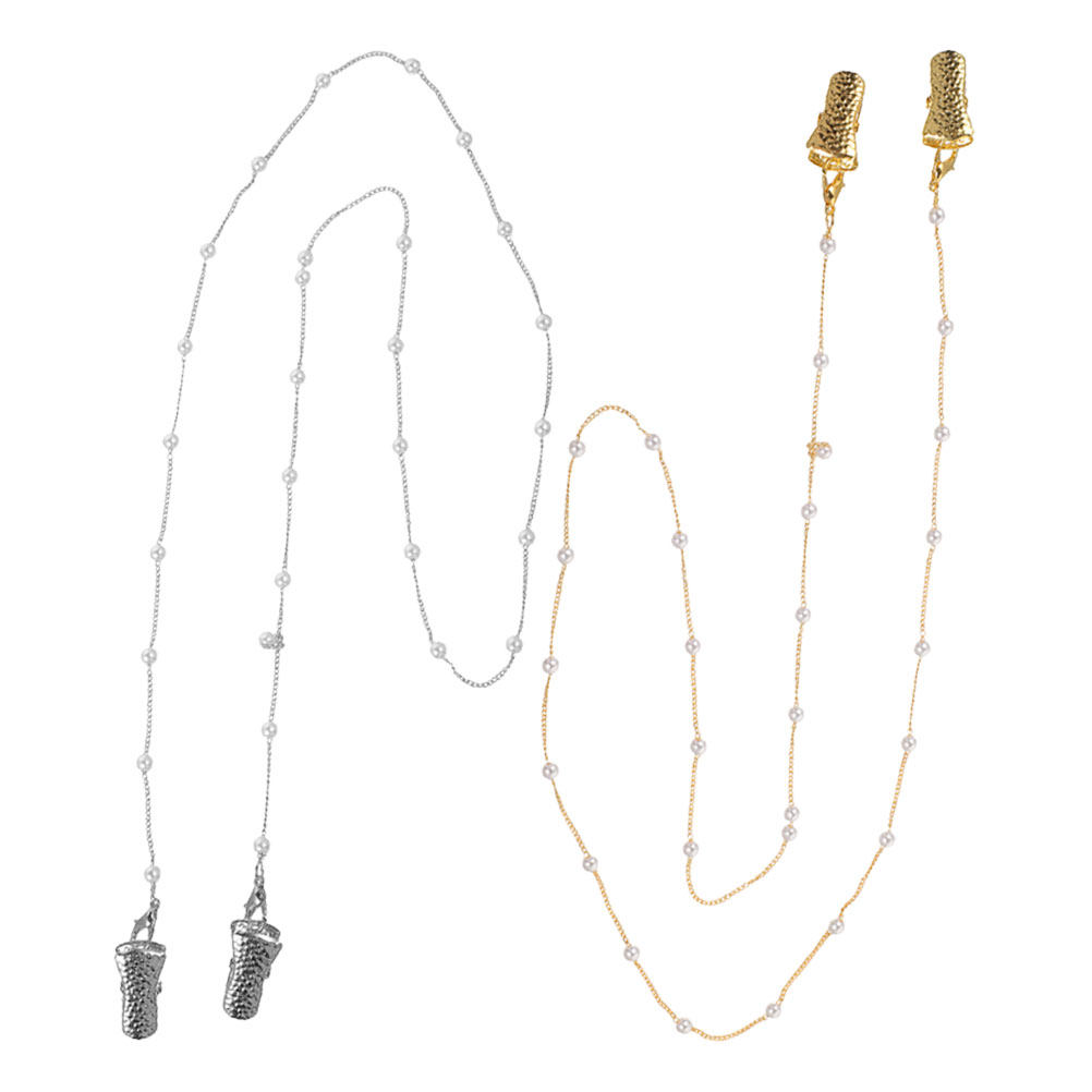 Mask Chain Holder - 2 pièces, chaîne pour lunettes ornée