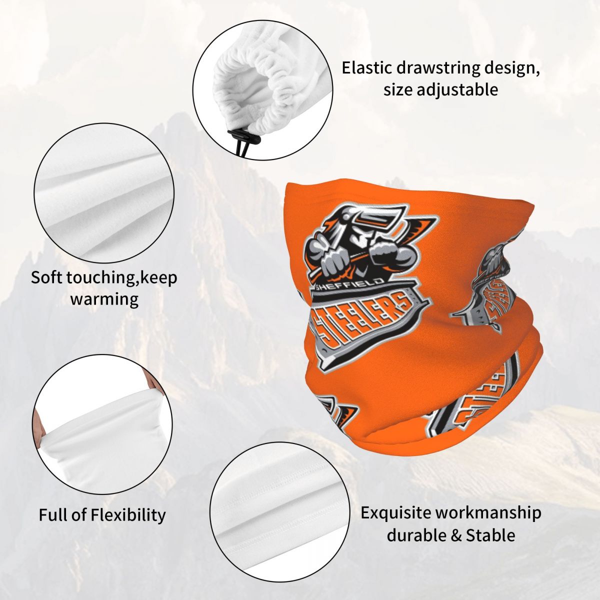 Sheffield Steelers Bandana Nec - Neck Gaiter Face Cover avis et prix
