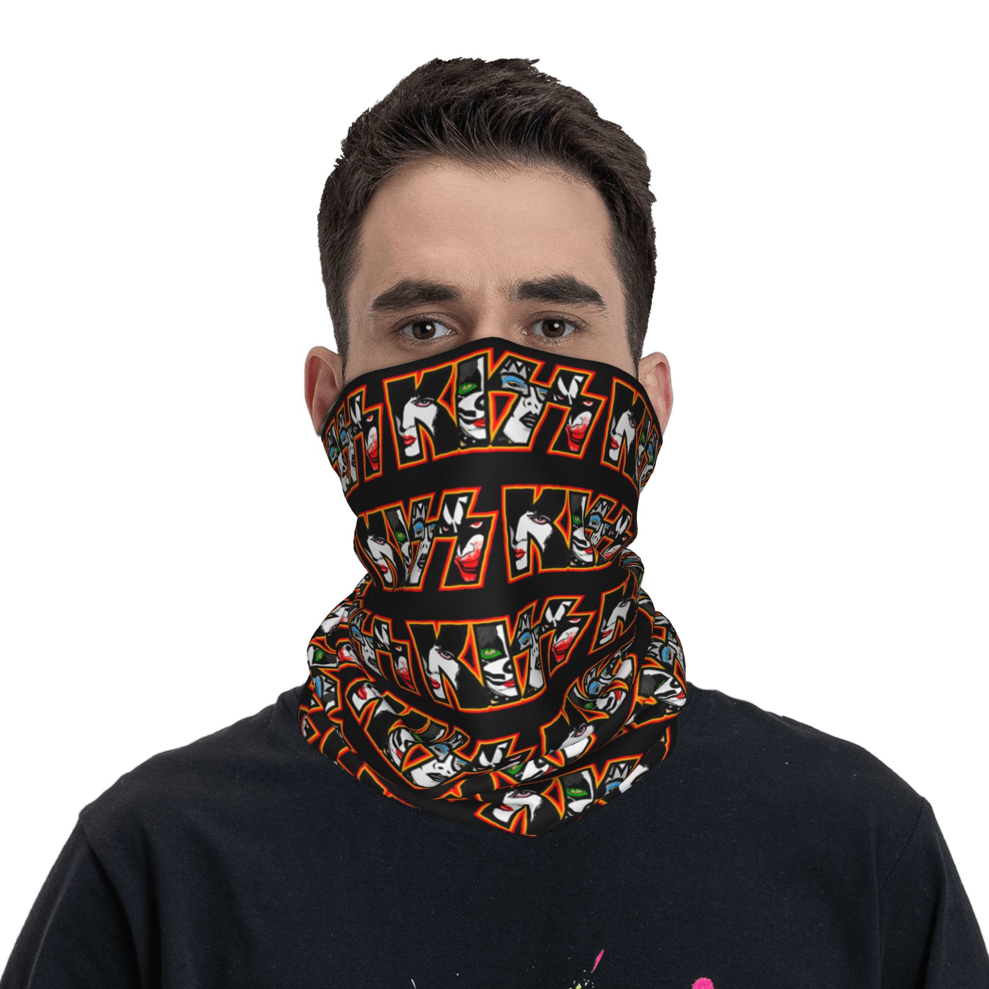 K-Kisses de roche en métal lou - Neck Gaiter Face Cover avis et prix