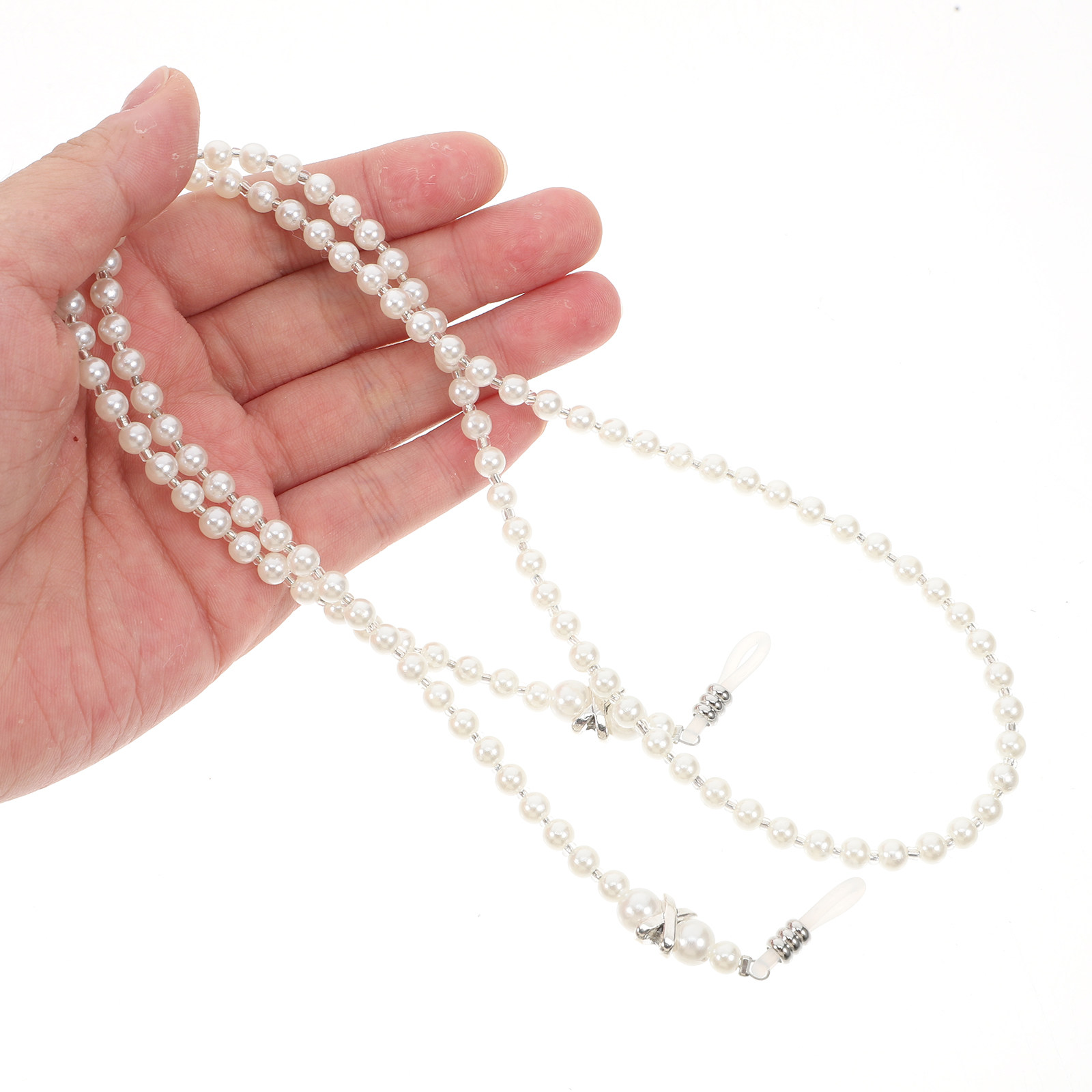 Chaîne de lunettes perlée élég - Mask Chain Holder avis et prix